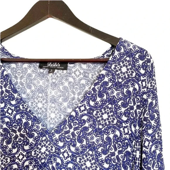 Lulus Mandala Daydream Blue Print Maxi dress - Picture 2 of 9